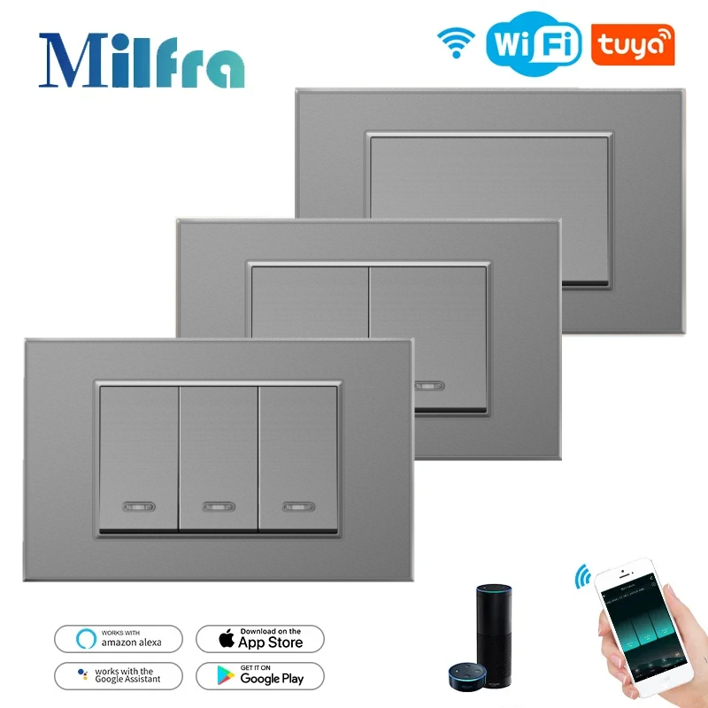 Home Automation Diy - Milfra Tuya – interrupteur intelligent Wifi/Zigbee,