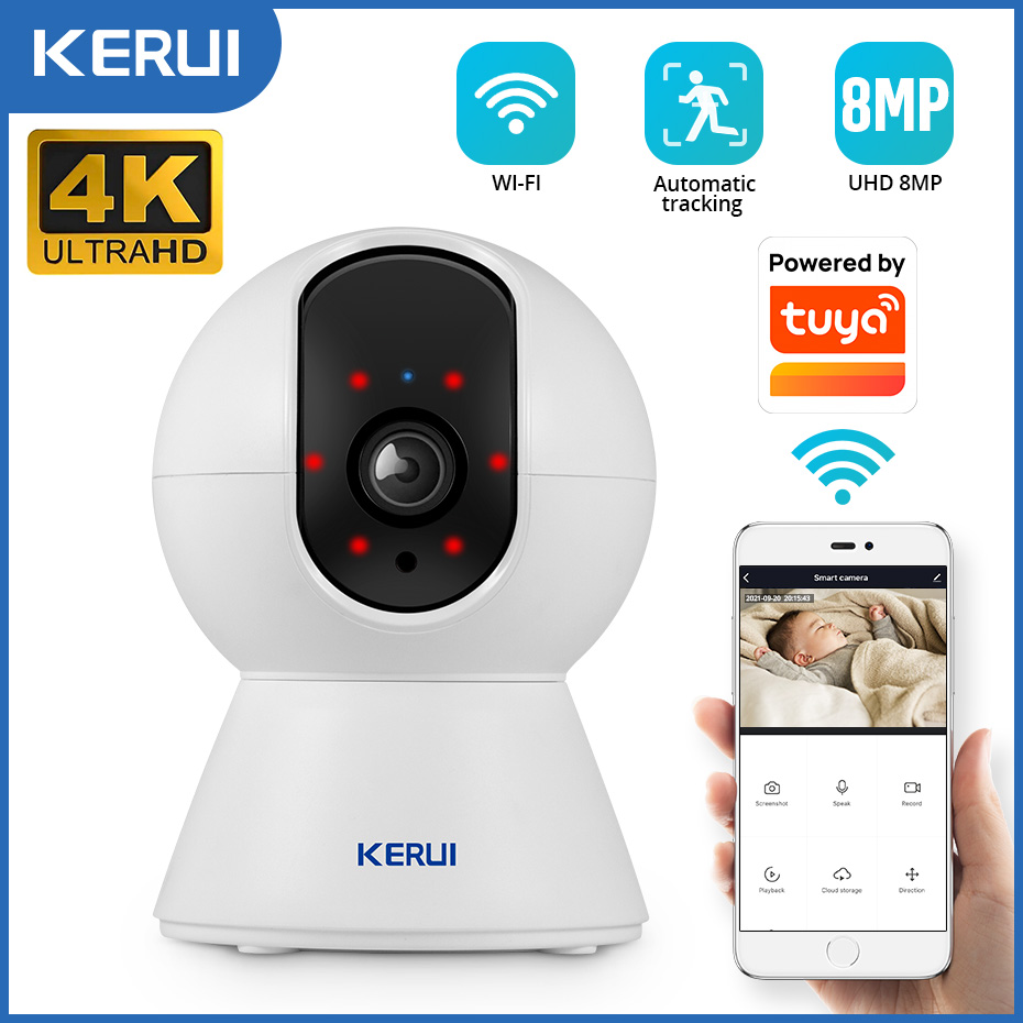 Eufy Camera E220 - Caméra IP WiFi KERUI 5MP 8MP