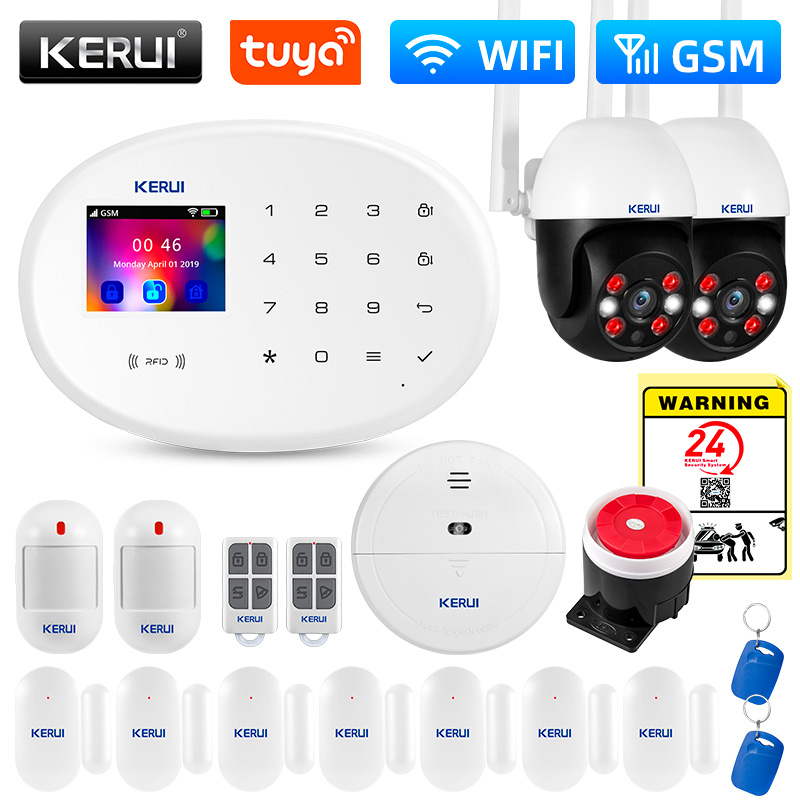 Smart Home Automation Diy - KERbiomWAth- Kit de système d'alarme avec
