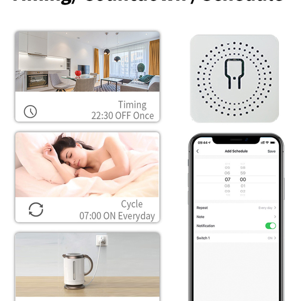 Diy Smart Home Automation Devices - Module d'interrupteur WiFi pour maison intelligente