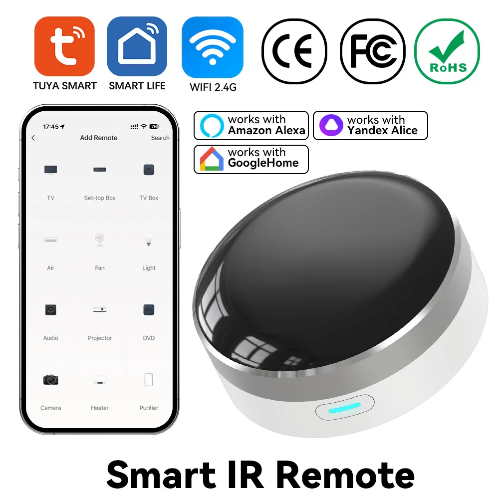 Ir Blaster Universal - YFK Télécommande universelle intelligente WiFi IR