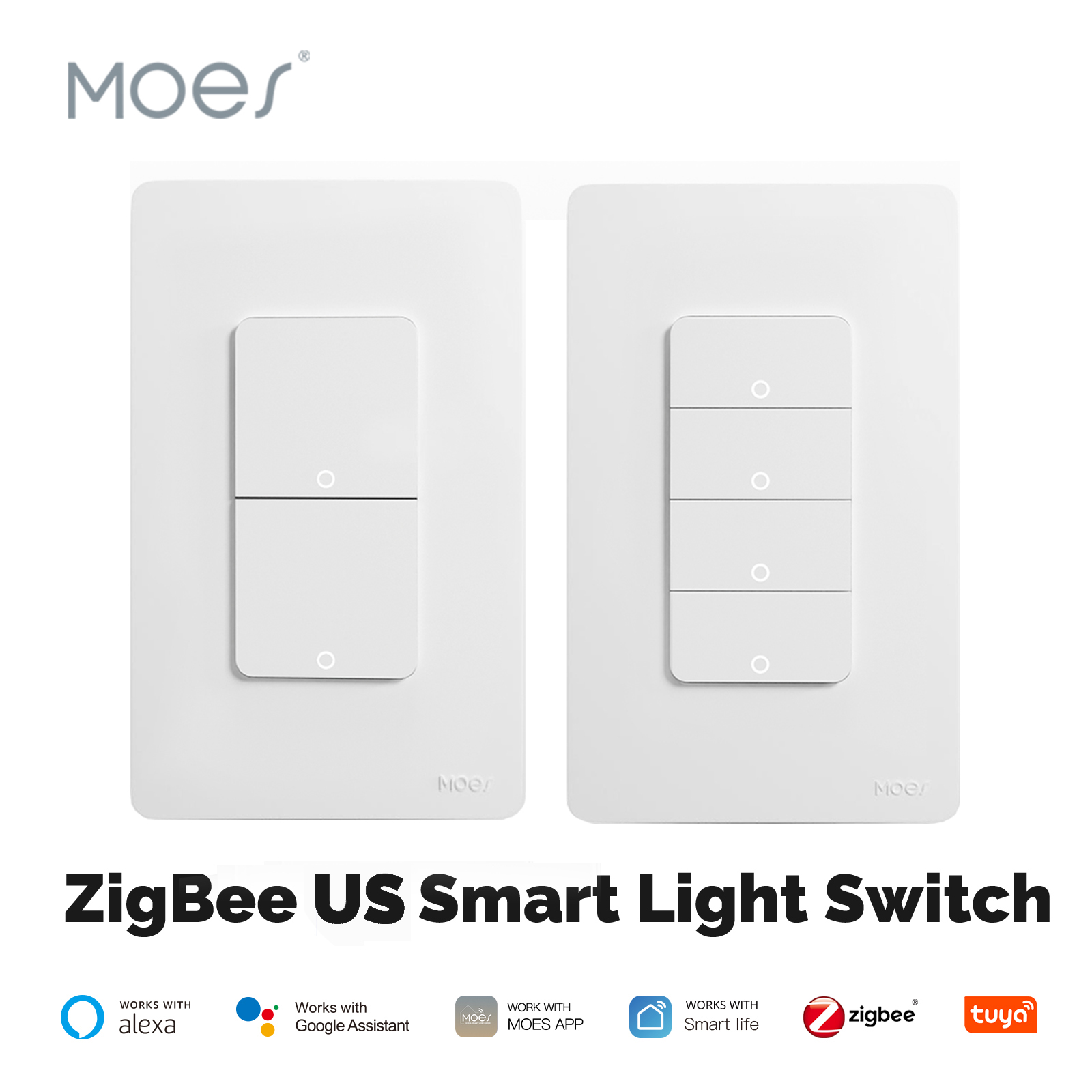 Home Automation Diy - MOES Tuya ZigBee interrupteur d'éclairage intelligent