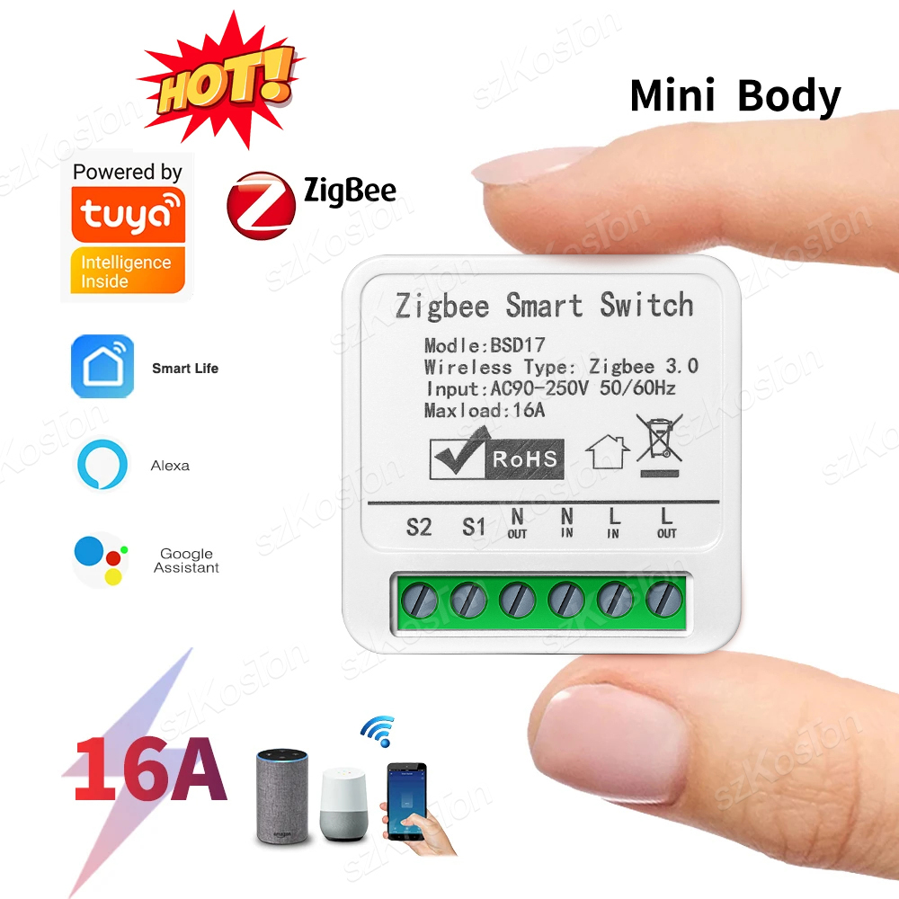Home Automation Diy - Module de commutation intelligent Tuya ZigBee