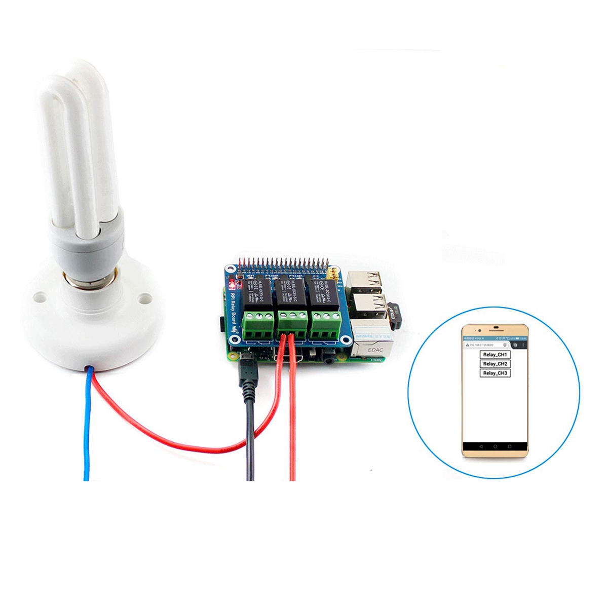 Module de relais 3 canaux 5V W - Pi Zero W Board avis et prix