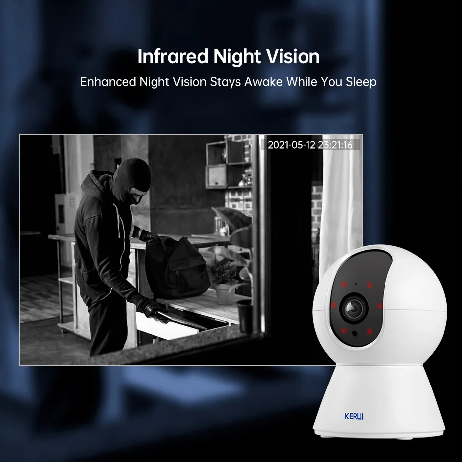 Caméra IP WiFi KERUI 5MP 8MP 4 - Eufy Camera E220 avis et prix