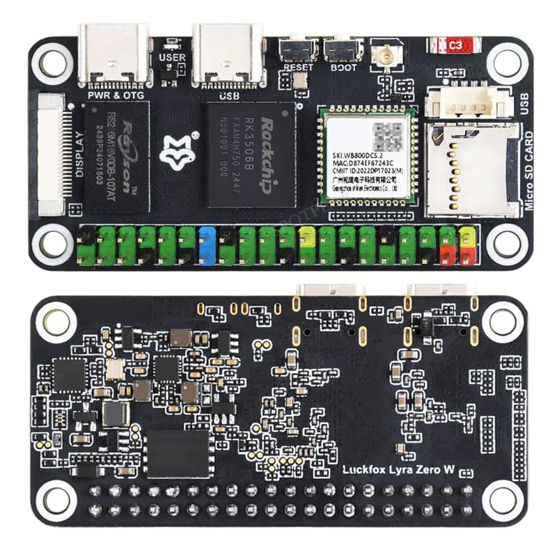 Carte Linux Luckfox Lyra Zero  - Pi Zero W Board avis et prix