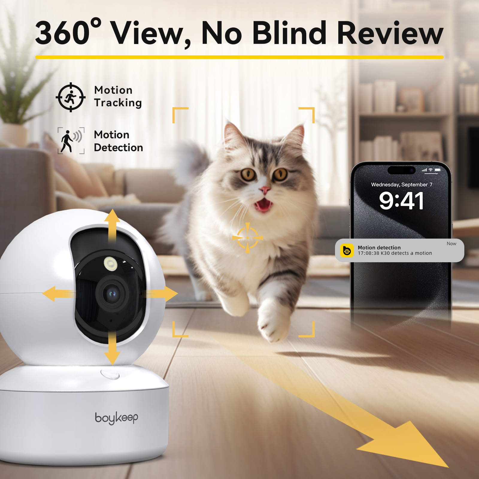 Caméra pour chien Boykeep 2K a - Eufy Camera E220 avis et prix
